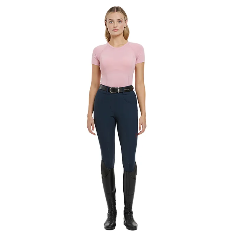 LeMieux Britney Ladies Seamless Short Sleeve Top - Blossom-6