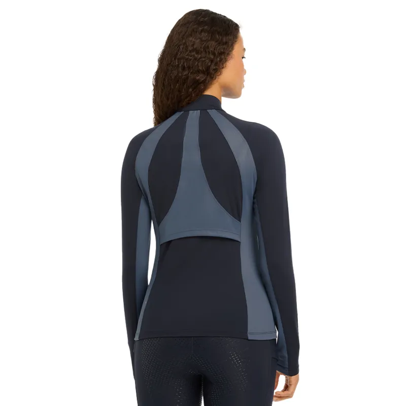 LeMieux Carly Ladies Zip Through Top - Navy-2