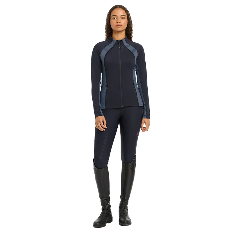 LeMieux Carly Ladies Zip Through Top - Navy-10