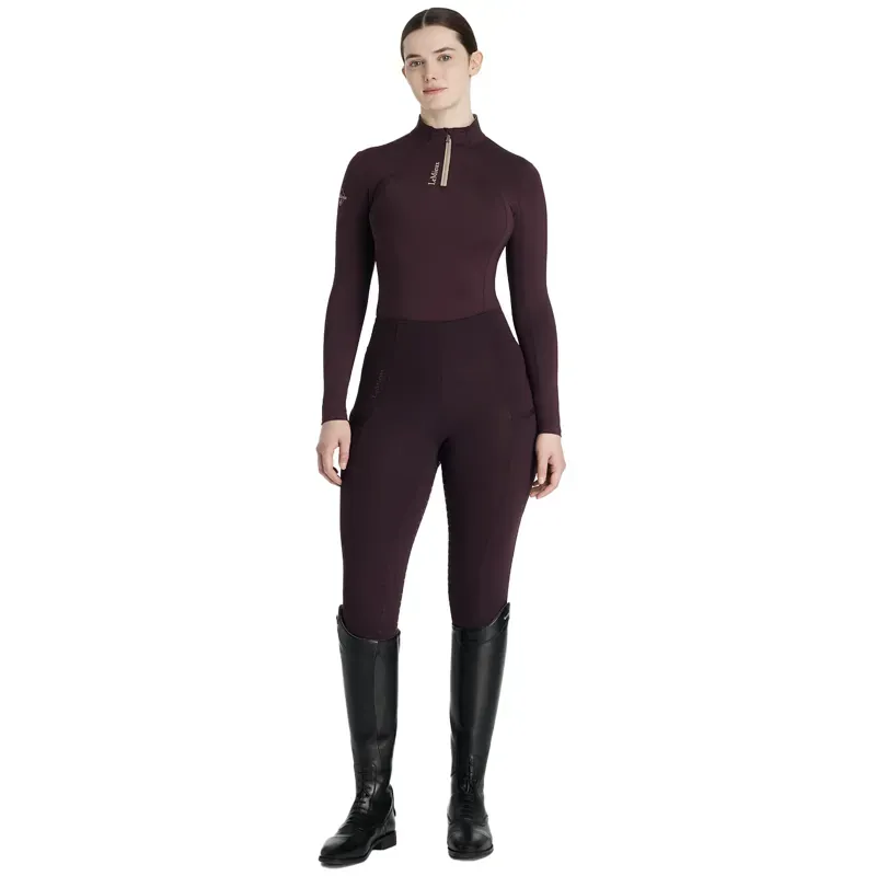 LeMieux Classique Womens Base Layer - Damson-3