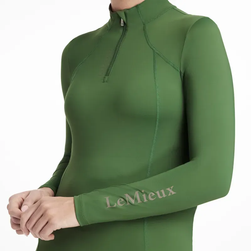 LeMieux Classique Womens Base Layer - Hunter Green-2
