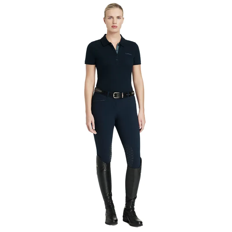 LeMieux Classique Womens Polo Shirt - Navy-3
