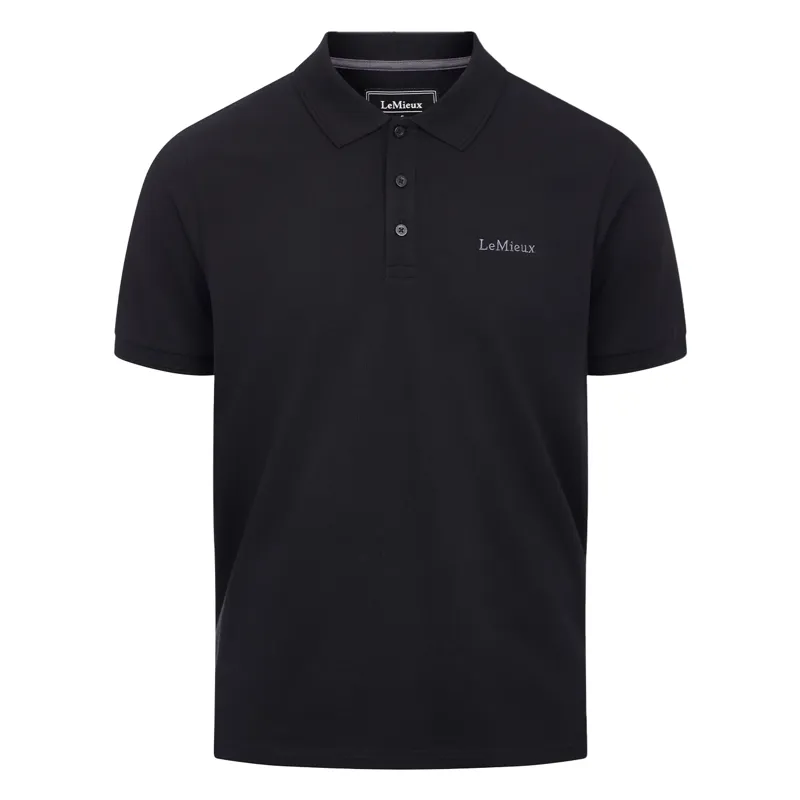 LeMieux Classique Mens Polo Shirt - Black-1