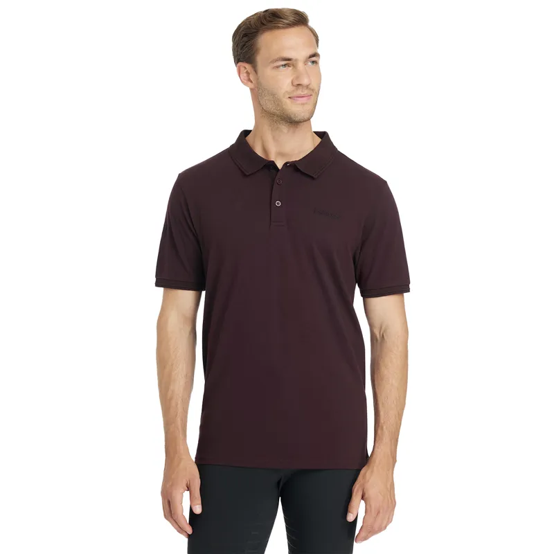LeMieux Classique Mens Polo Shirt - Damson
