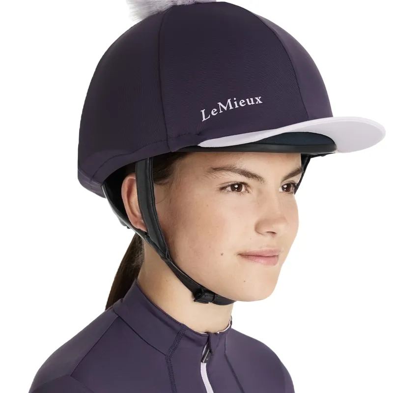 LeMieux Classique Pom Hat Silk - Juniper-2