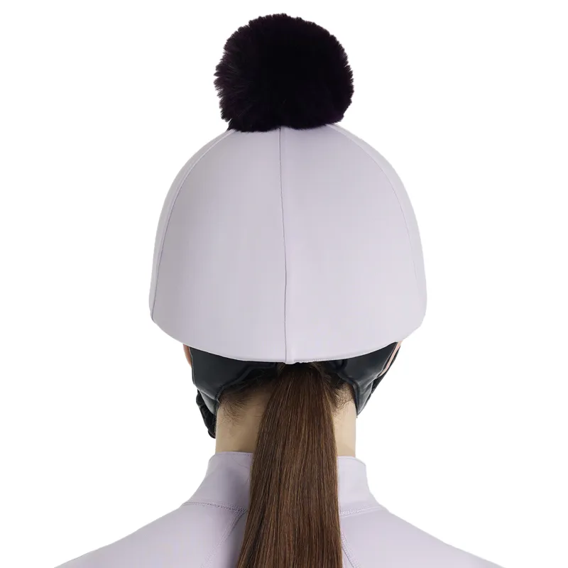 LeMieux Classique Pom Hat Silk - Lilac-1
