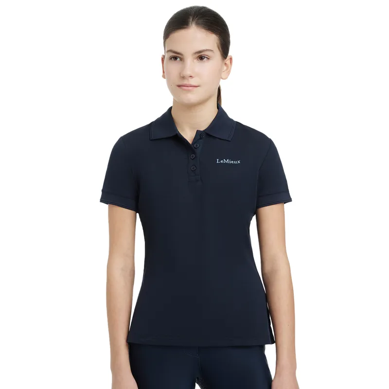 LeMieux Young Rider Classique Polo Shirt - Navy