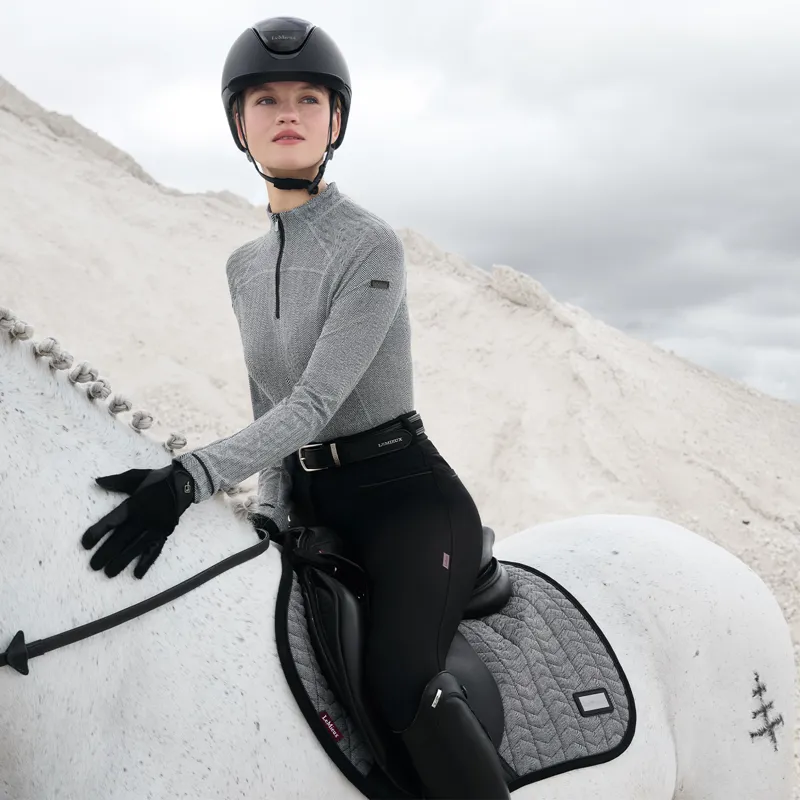 LeMieux Aspen Close Contact Saddlecloth - Herringbone-2