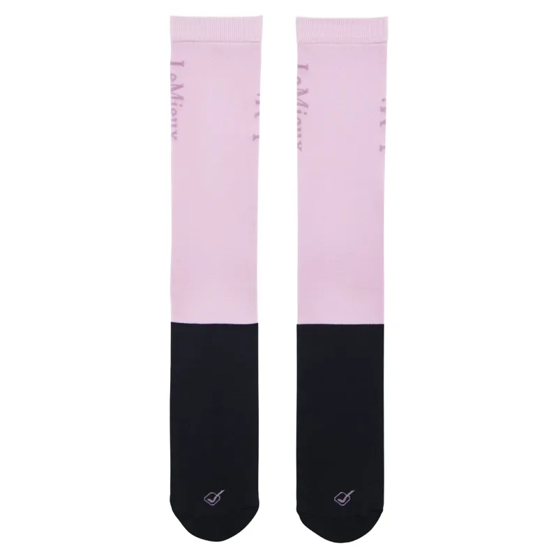 LeMieux Competition Riding Socks 2 Pack - Fondant-1