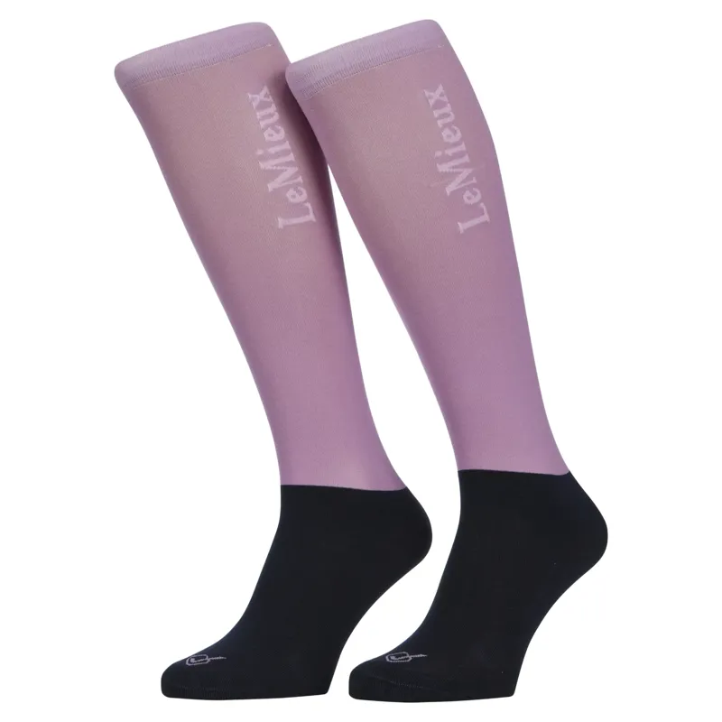LeMieux Competition Riding Socks 2 Pack - Mallow