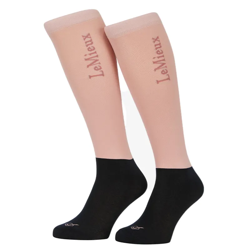 LeMieux Competition Riding Socks 2 Pack - Blossom