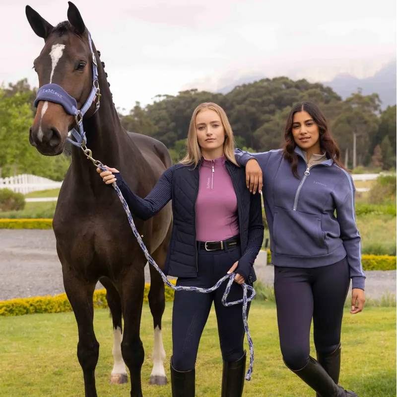LeMieux Connie Womens Half Zip Sweatshirt - Shadow-9