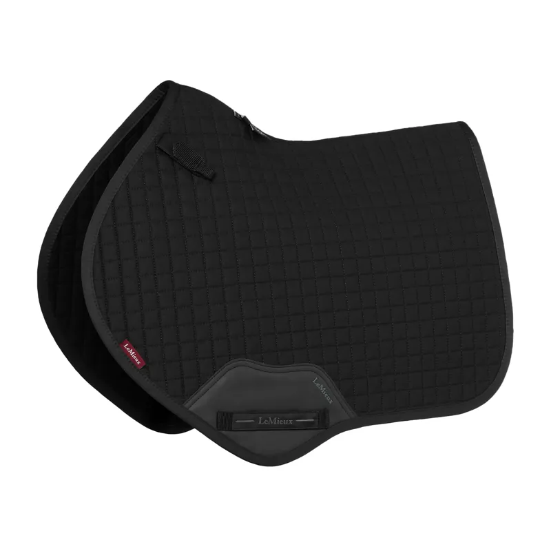 LeMieux Cotton Close Contact Saddle Pad - Black