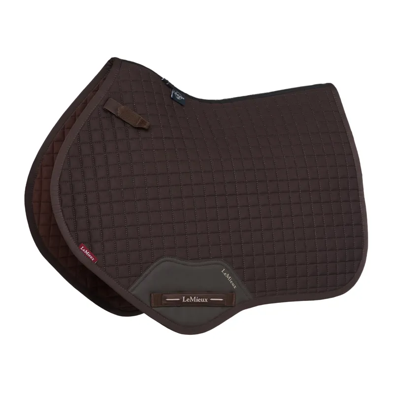 LeMieux Cotton Close Contact Saddle Pad - Brown