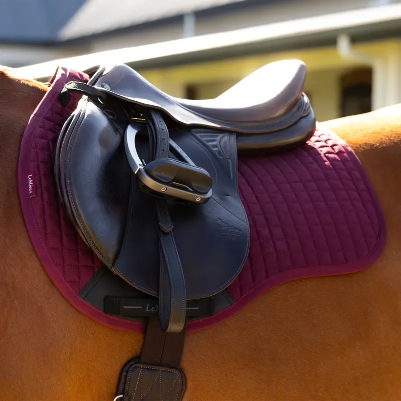 LeMieux Cotton GP Saddle Pad - Burgundy-1