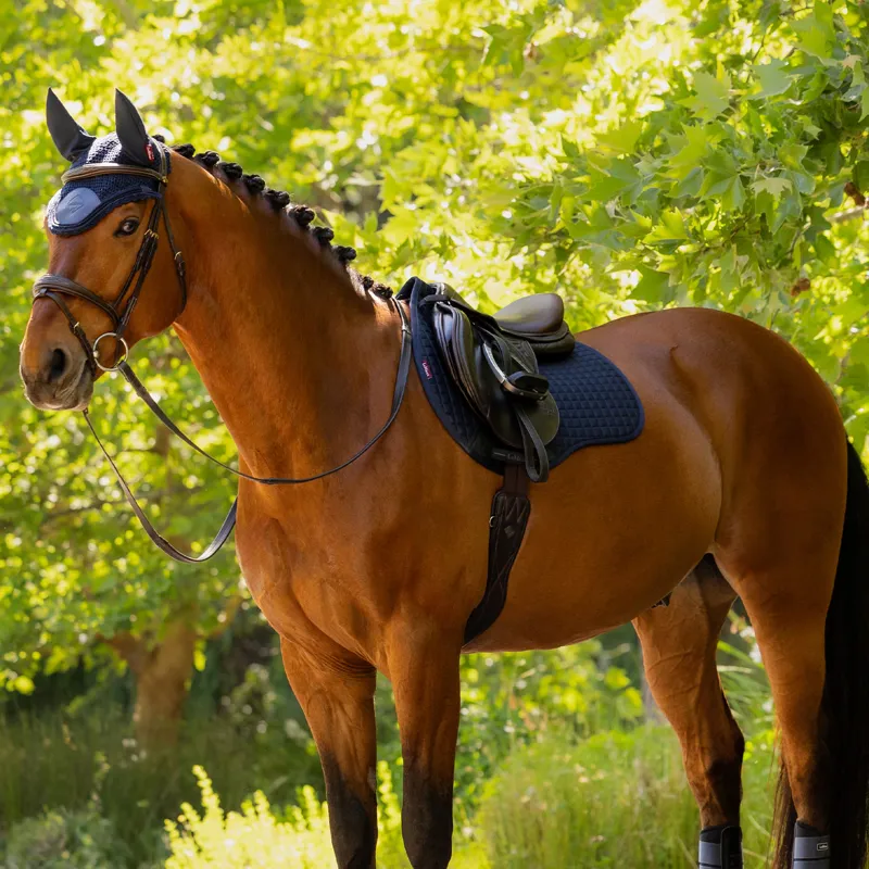 LeMieux Cotton GP Saddle Pad - Navy-1