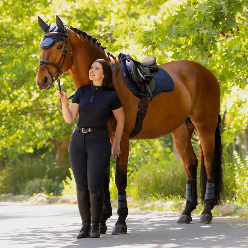 LeMieux Cotton GP Saddle Pad - Navy-2