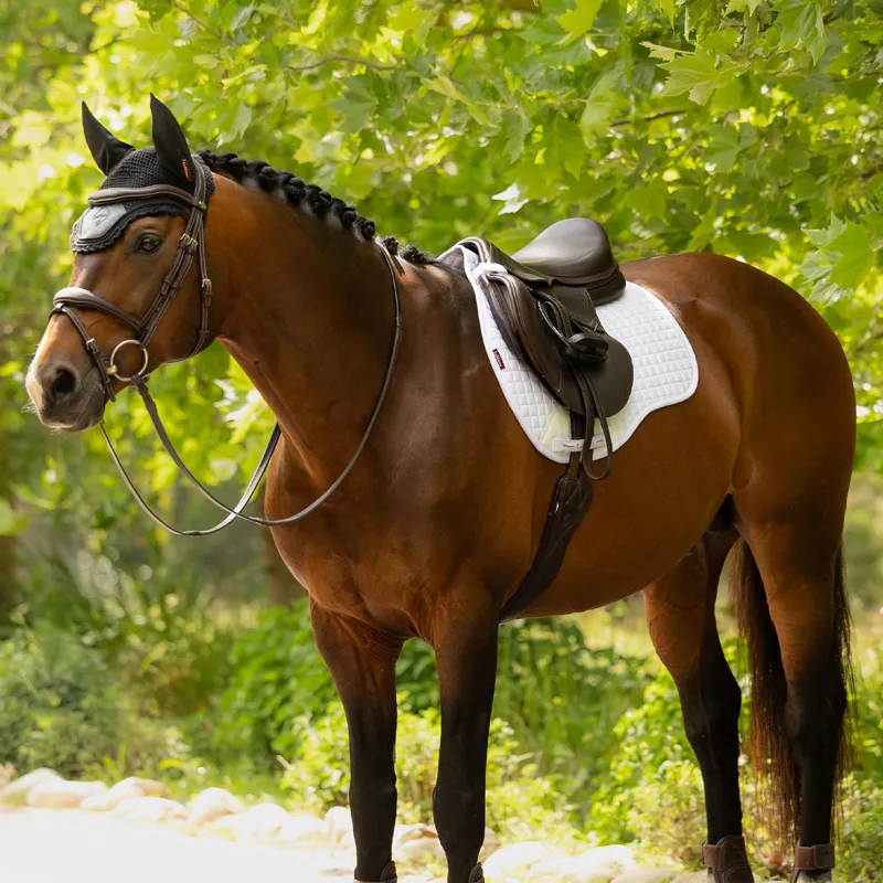 LeMieux Cotton GP Saddle Pad - White-1