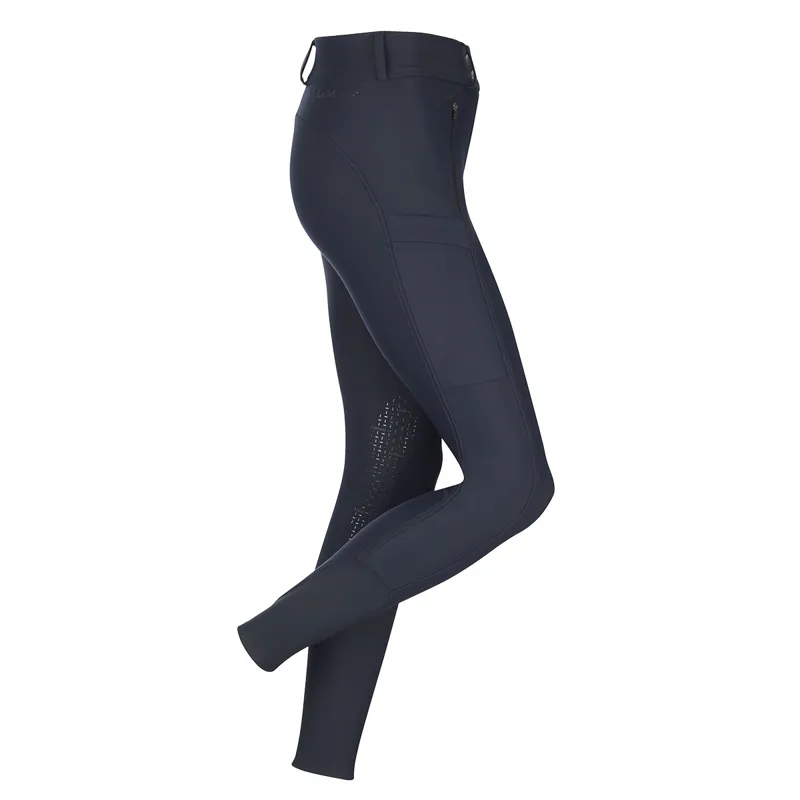 LeMieux DryTex Waterproof Knee Grip Ladies Breeches - Navy-1