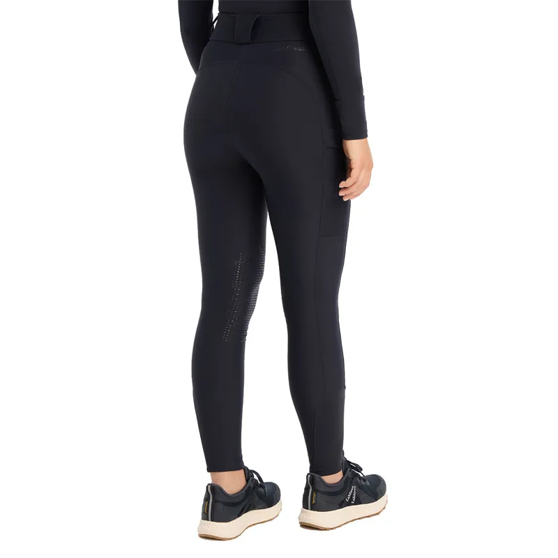 LeMieux DryTex Waterproof Knee Grip Ladies Breeches - Navy-4