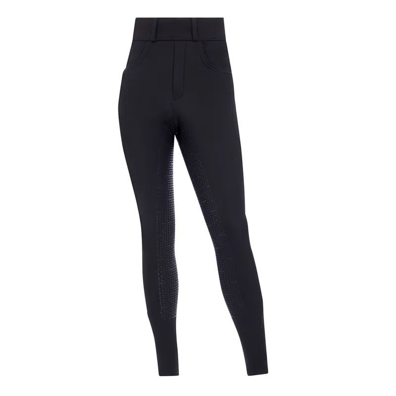 LeMieux Ella Young Rider Winter Bregging Riding Tights - Black-3