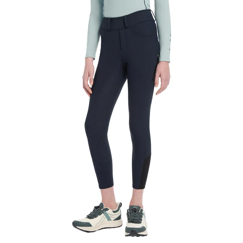 LeMieux Ella Young Rider Winter Bregging Riding Tights - Navy