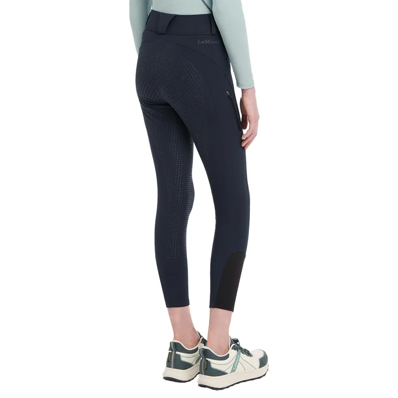 LeMieux Ella Young Rider Winter Bregging Riding Tights - Navy-3