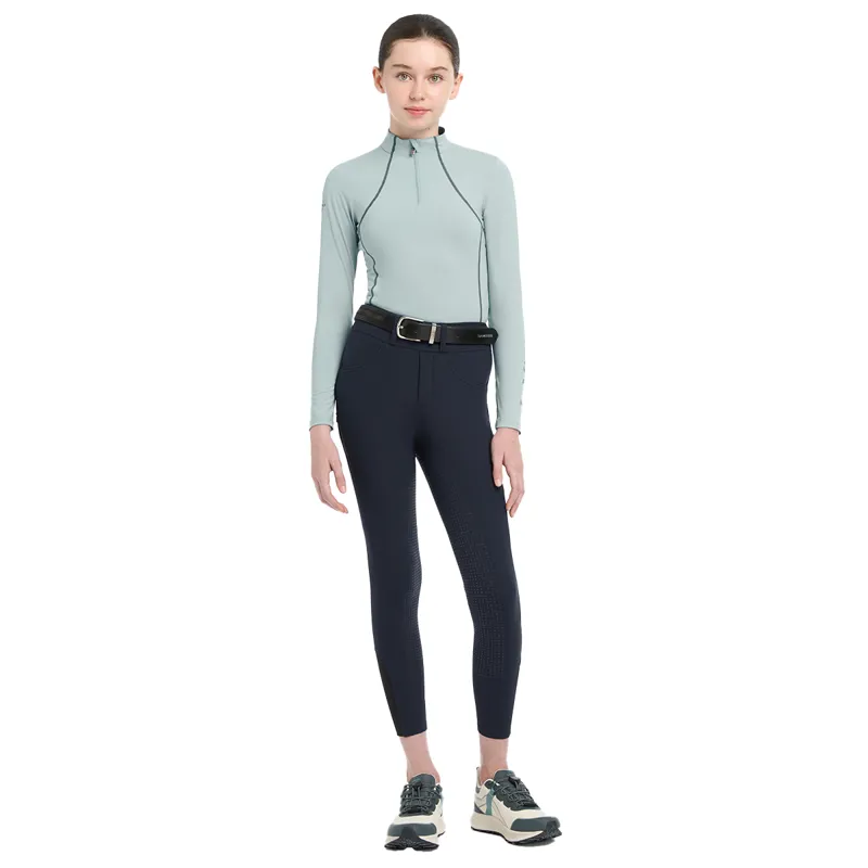 LeMieux Ella Young Rider Winter Bregging Riding Tights - Navy-2