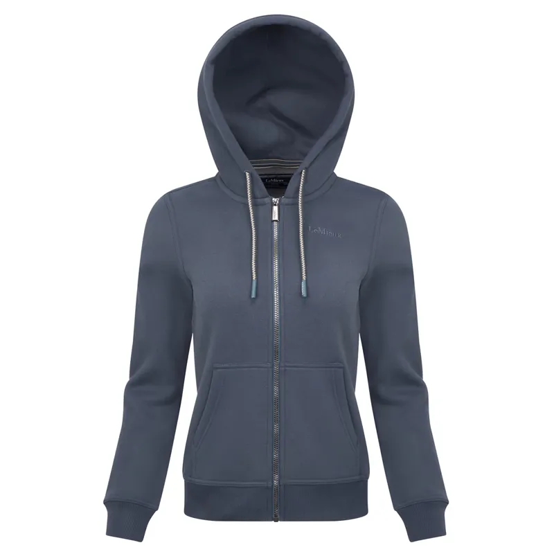 LeMieux Elle Ladies Zip Through Hoodie - Petrol