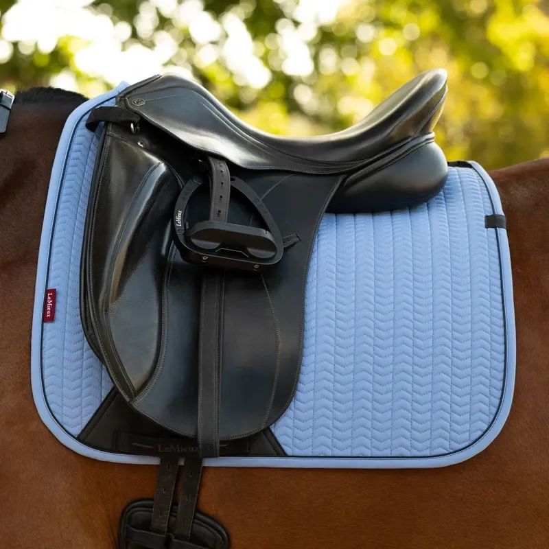 LeMieux Essence Dressage Square - Powder Blue-2