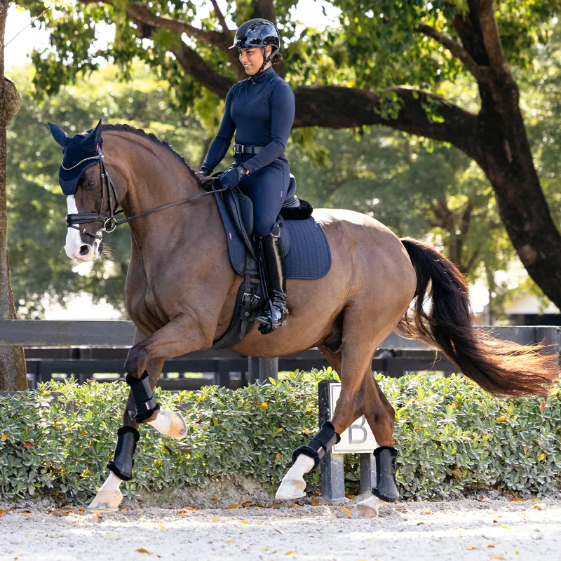 LeMieux Essence Dressage Square - Navy-2