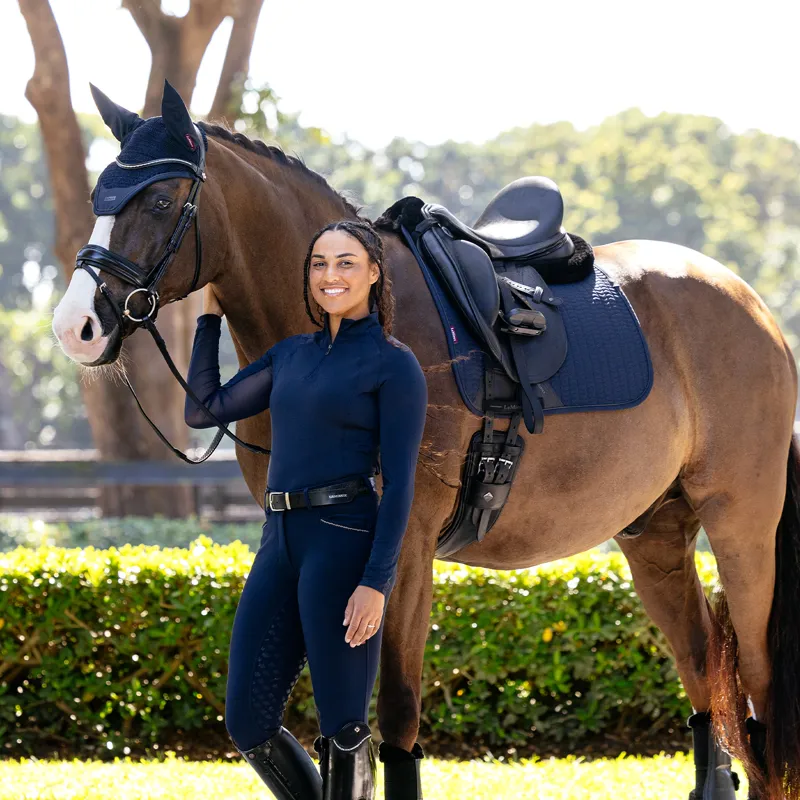 LeMieux Essence Dressage Square - Navy-5