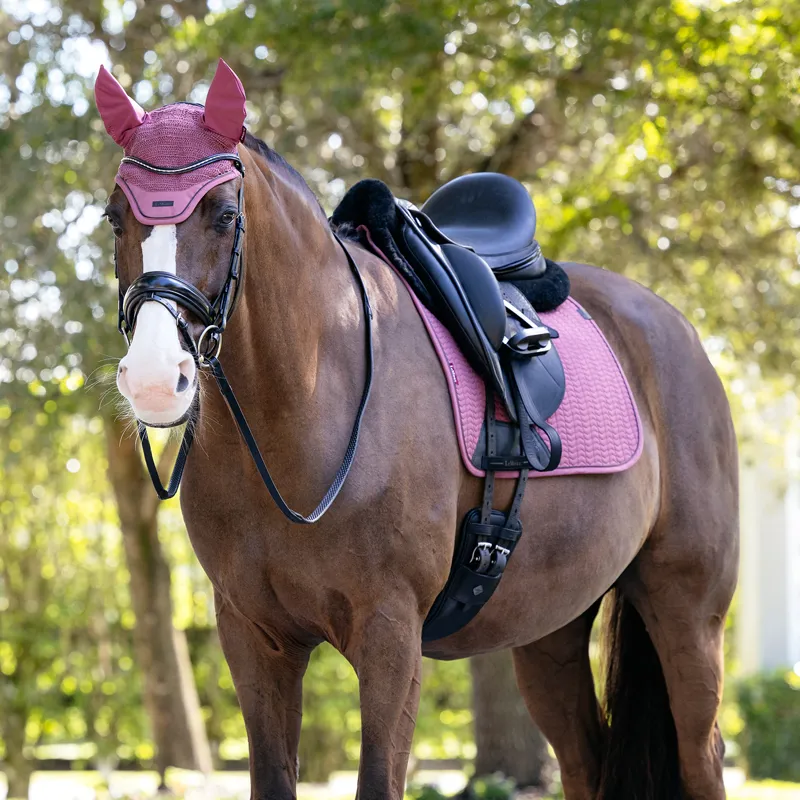 LeMieux Essence Dressage Square - Rosewood-1