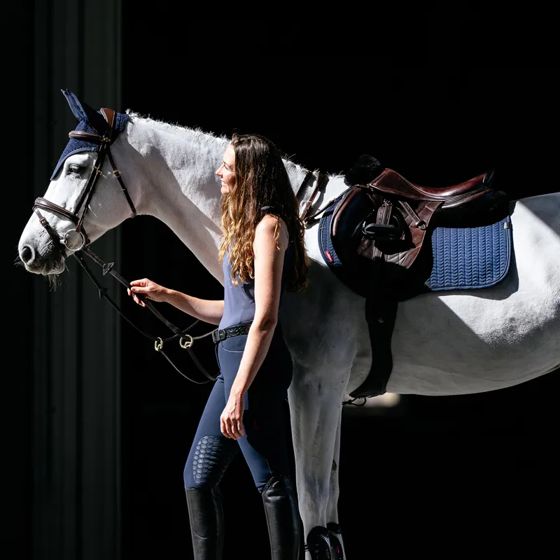 LeMieux Essence Eurojump Square - Navy-3