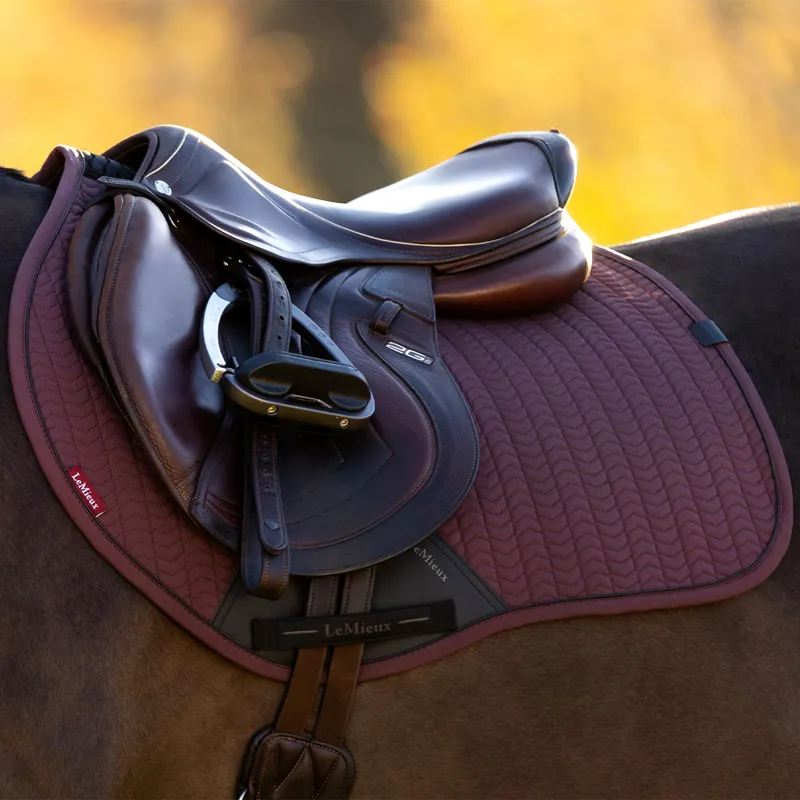 LeMieux Essence Eurojump Square - Damson-1