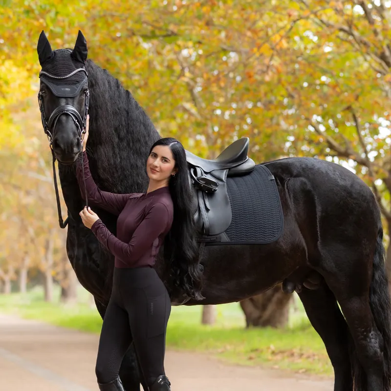 LeMieux Essence Dressage Square - Black-3