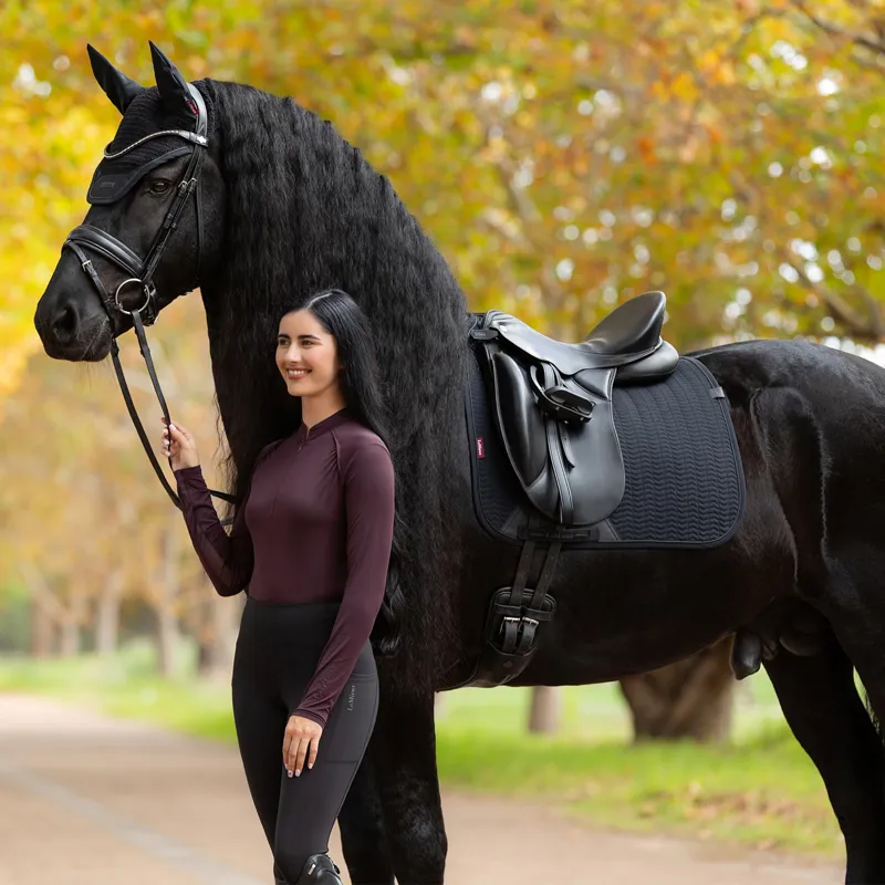 LeMieux Essence Dressage Square - Black-4