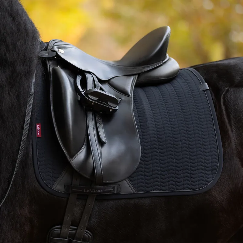 LeMieux Essence Dressage Square - Black-1