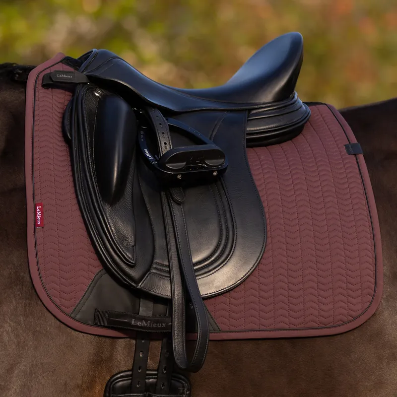 LeMieux Essence Dressage Square - Damson-1