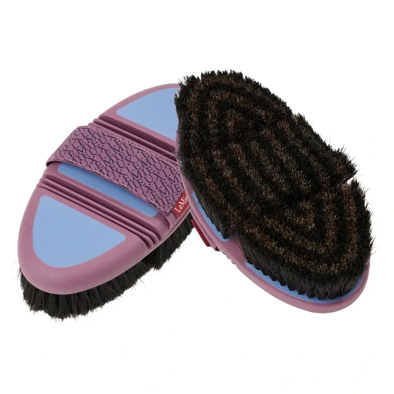LeMieux Flexi Horse Hair Body Brush - Powder Blue