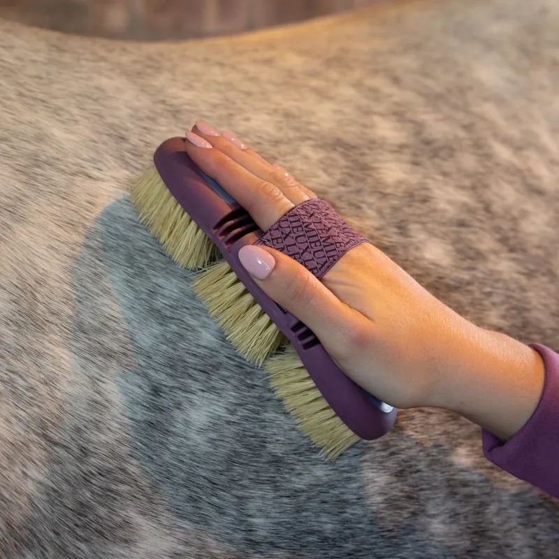 LeMieux Flexi Scrubbing Brush - Powder Blue-2