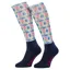 LeMieux Footsie Junior Tall Riding Socks - Flamingo