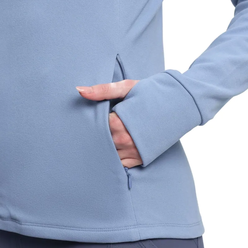 LeMieux Frances Womens 1/4 Zip Fleece - Powder Blue-7