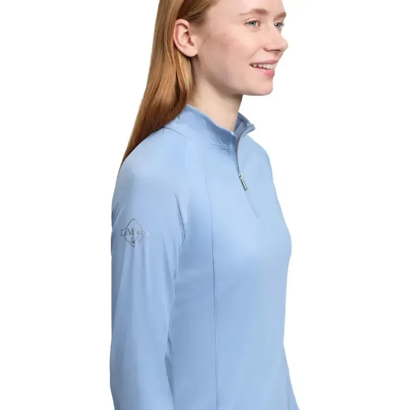 LeMieux Halle Womens Lightweight Base Layer - Powder Blue-5