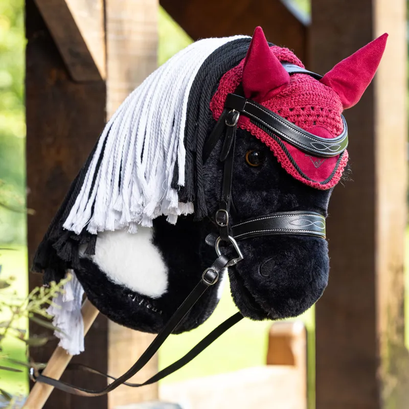 LeMieux Hobby Horse Toy Fly Hood - Ember-1