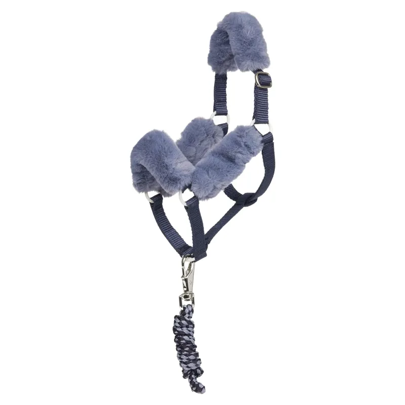 LeMieux Hobby Horse Comfort Headcollar and Lead Rope Set - Navy