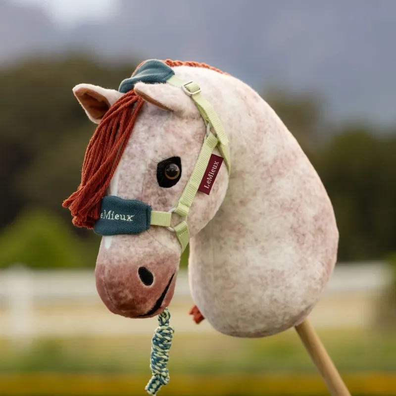 LeMieux Hobby Horse Vogue Headcollar and Leadrope Set - Macaron-1