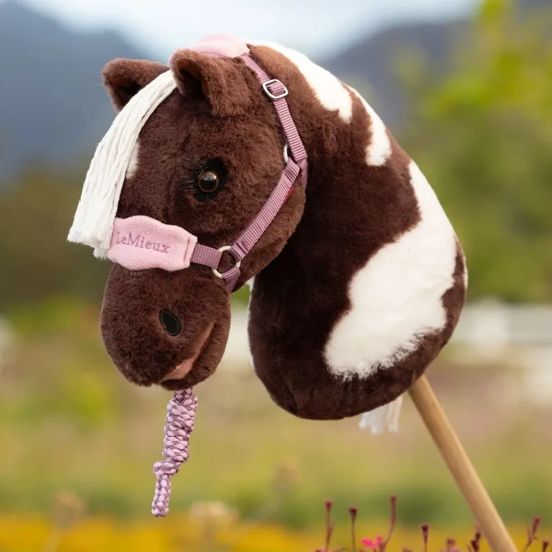 LeMieux Hobby Horse Vogue Headcollar and Leadrope Set - Mallow-1