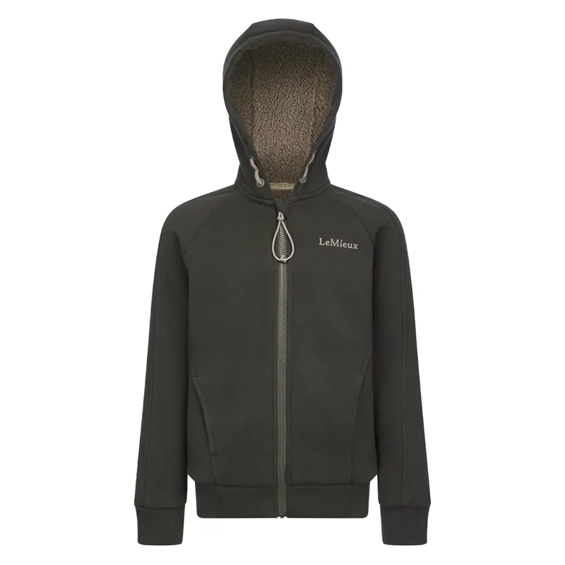 LeMieux Young Rider Hollie Sherpa Junior Hoodie - Cinder