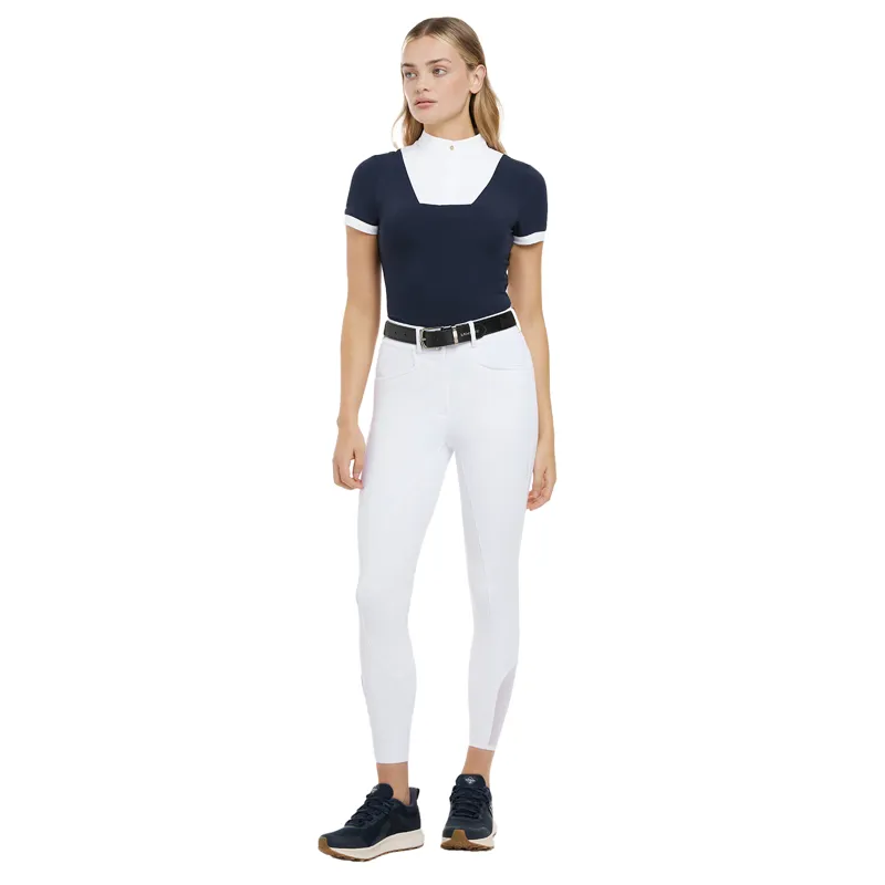 LeMieux Imogen Knee Grip Womens Competition Breeches - White-3